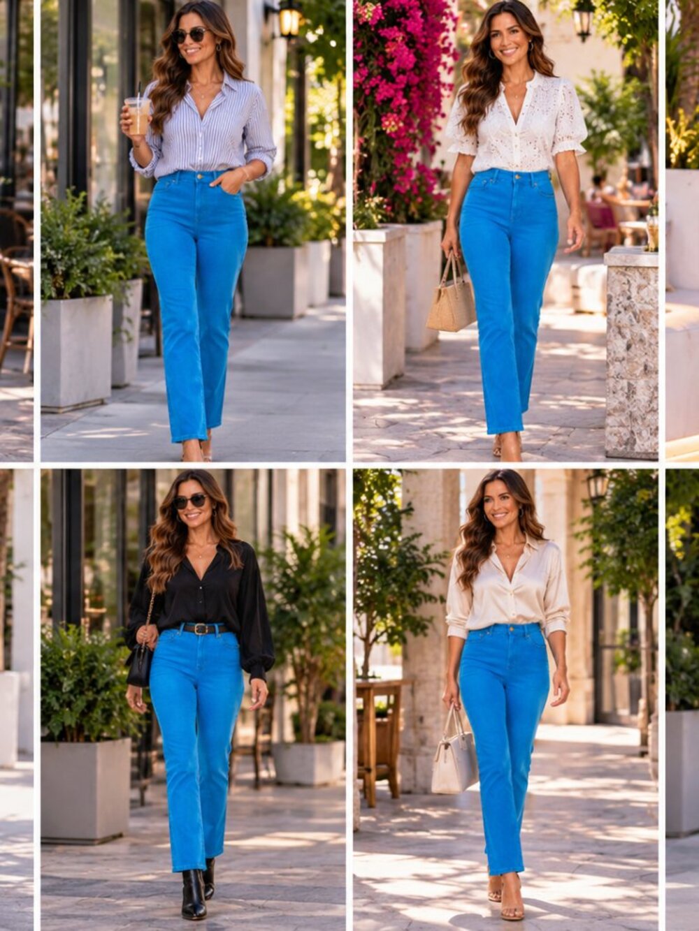 💙 NYDJ Lift/Tuck Jeans Size 12 Turquoise Not Your Daughter's Slimming Jeans